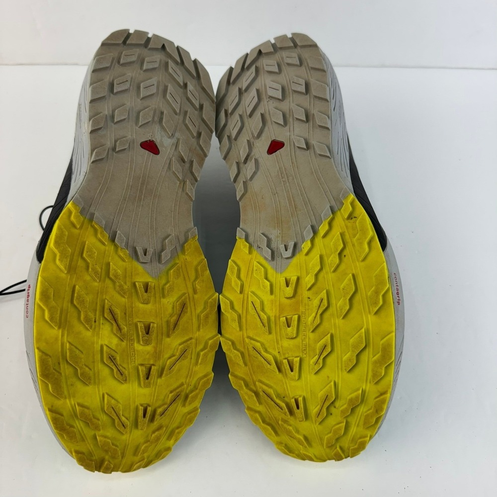 Salomon Sense Ride 5 Womens Size 9 Trail Running Shoes Mint Pink Yellow Sneakers - Picture 4 of 13